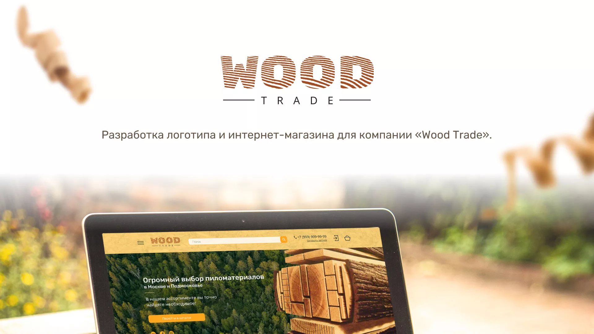 Разработка интернет-магазина компании «Wood Trade» в Мензелинске