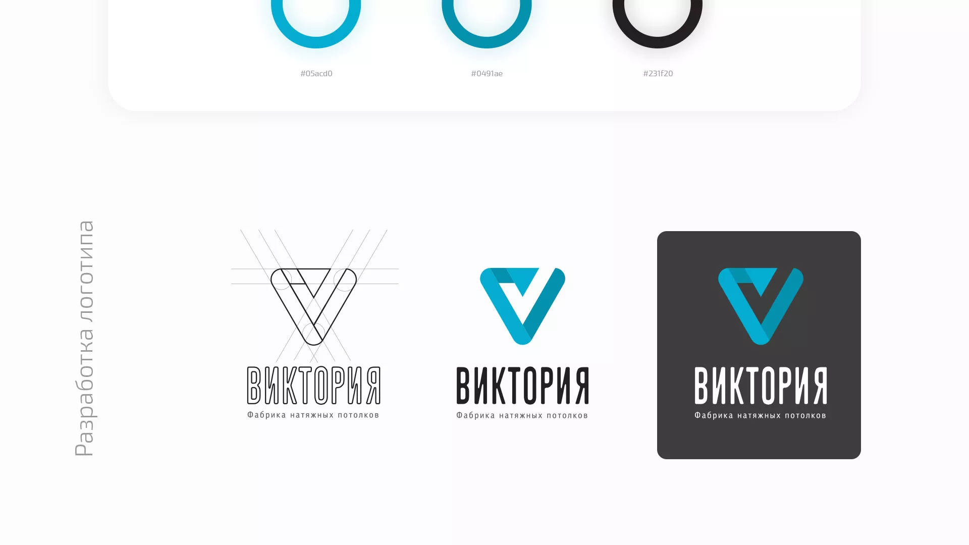 Разработка фирменного стиля компании по продаже и установке натяжных потолков в Мензелинске